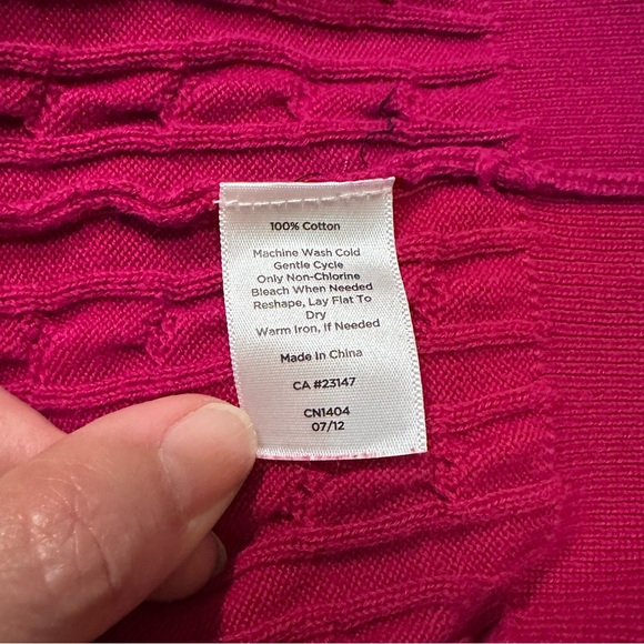 Talbots Dark Raspberry Turtleneck Sweater - Picture 7 of 10